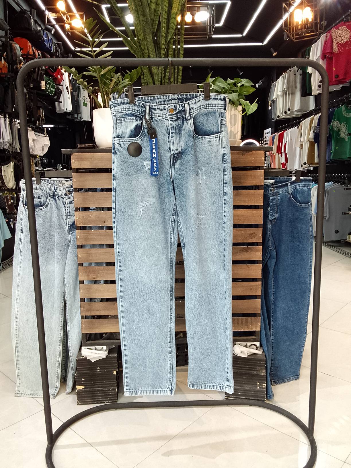 IMG_20250426_150514 شلوار جین نیم بگ کد 1142 - Image 1