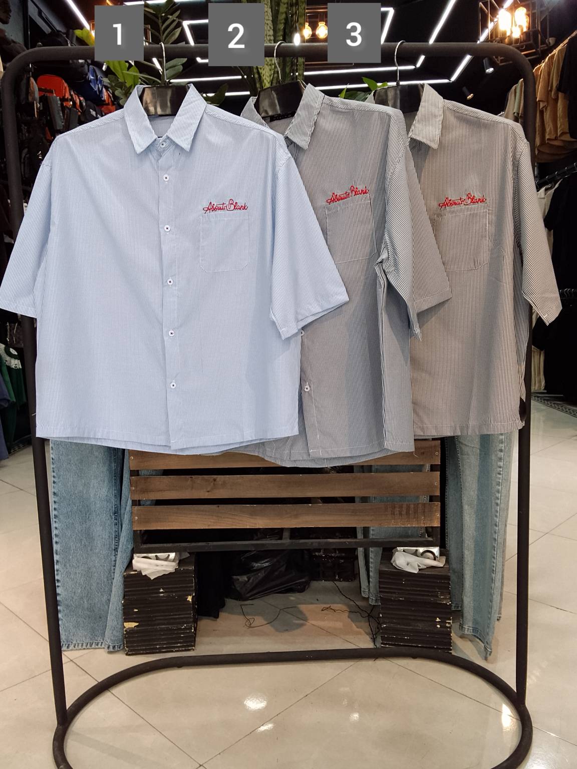 InShot_۲۰۲۵۰۶۳۰_۱۴۱۱۵۰۰۶۱ پیراهن راه راه کد 1694 - Image 1