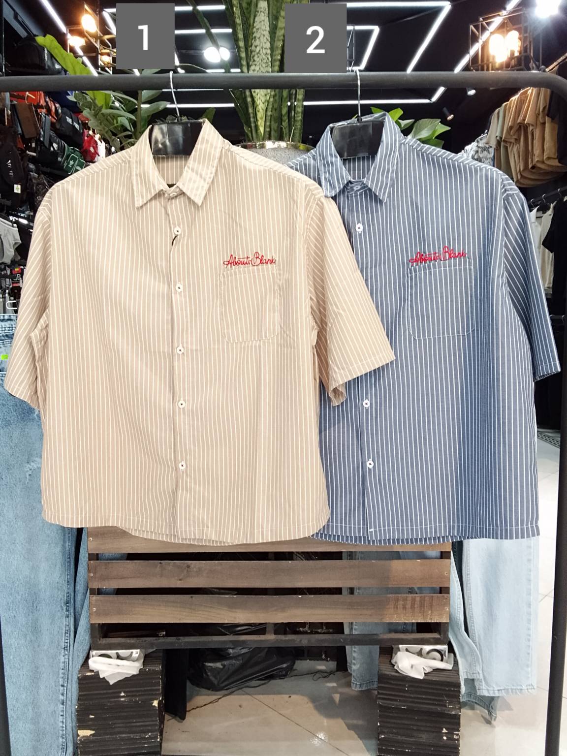 InShot_۲۰۲۵۰۷۰۱_۱۵۰۴۵۱۶۷۹ پیراهن راه راه کد 1697 - Image 1